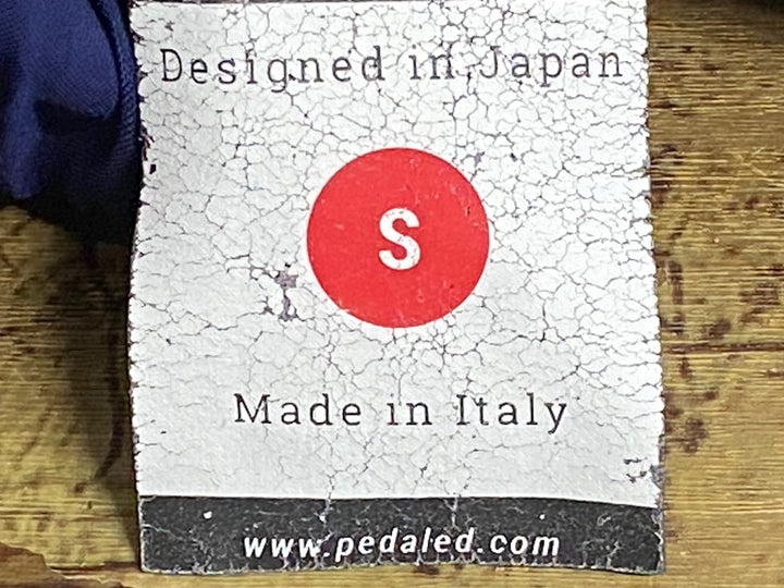JL026 ペダレッド PEdALED 長袖 ウインドブレイカー 濃紺 白 S