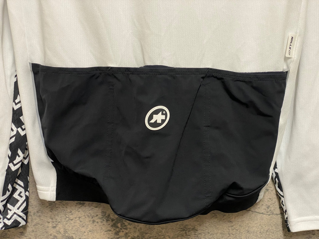 JQ085 アソス ASSOS MILLE GT 長袖 サイクルジャージ 白 M