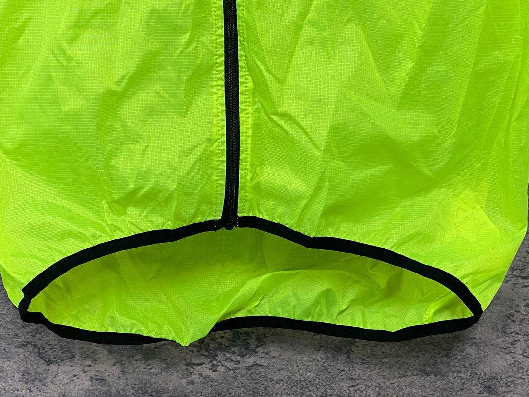 JW294 カステリ CASTELLI サイクルベスト ジレ 黄緑 XL