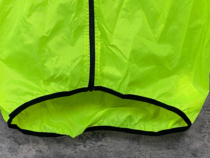 JW294 カステリ CASTELLI サイクルベスト ジレ 黄緑 XL