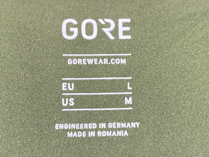 JZ001 ゴア GORE 半袖 サイクルジャージ 深緑 EU Lサイズ