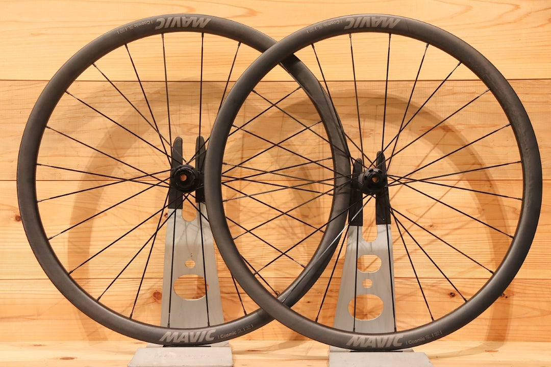 【未使用品】 マヴィック MAVIC コスミック COSMIC SL32 DISC カーボン チューブレス ホイールセット シマノ12/11S 21C 【千葉店】