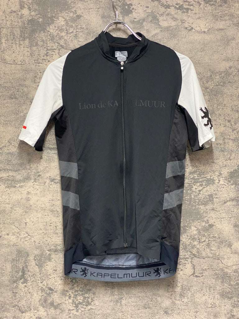 Lion de KAPELMUUR サイクルジャージ 半袖 ブラック JU178 リオンドカペルミュール Lion de KAPELMUUR 半袖 サイクル