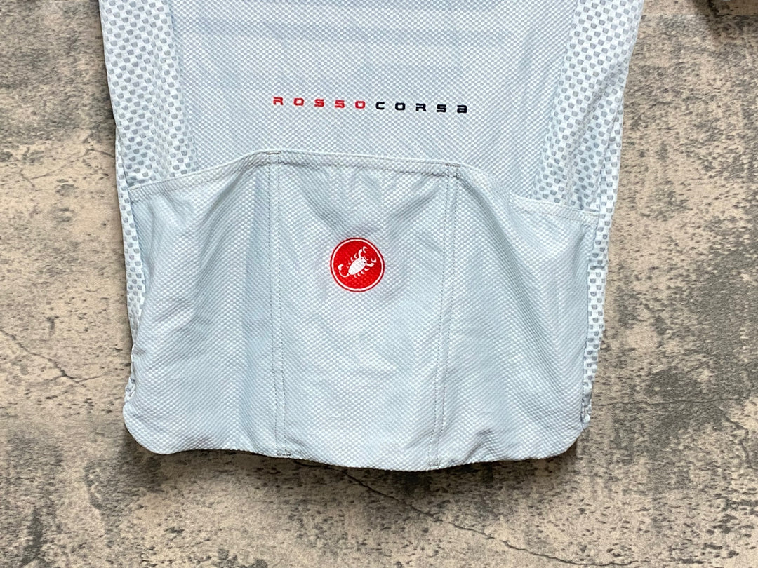 JY247 カステリ CASTELLI ROSSOCORSA 半袖 サイクルジャージ 薄緑 S　※余臭強め