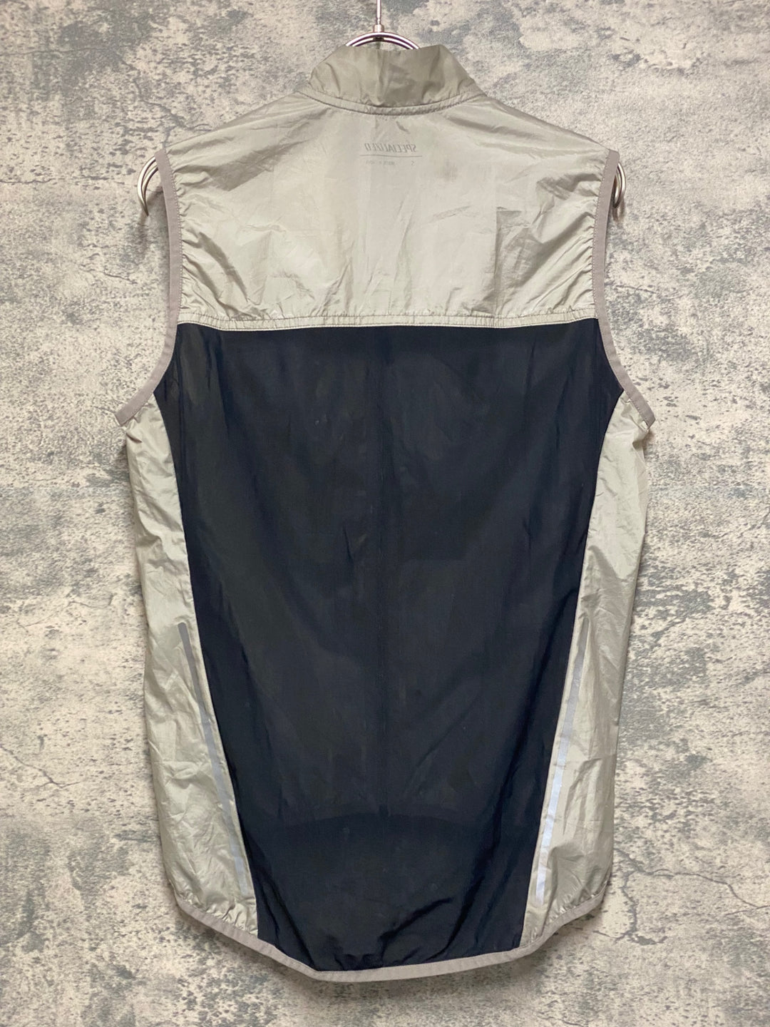 JS587 スペシャライズド SPECIALIZED ジレ サイクルベスト 薄茶 S ※汚れ