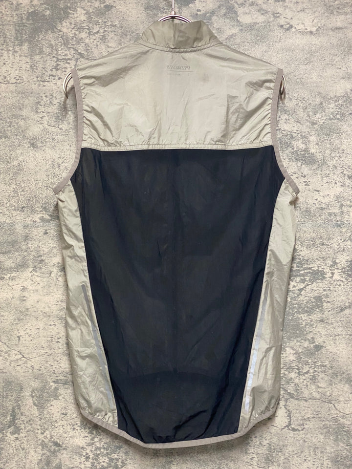JS587 スペシャライズド SPECIALIZED ジレ サイクルベスト 薄茶 S ※汚れ
