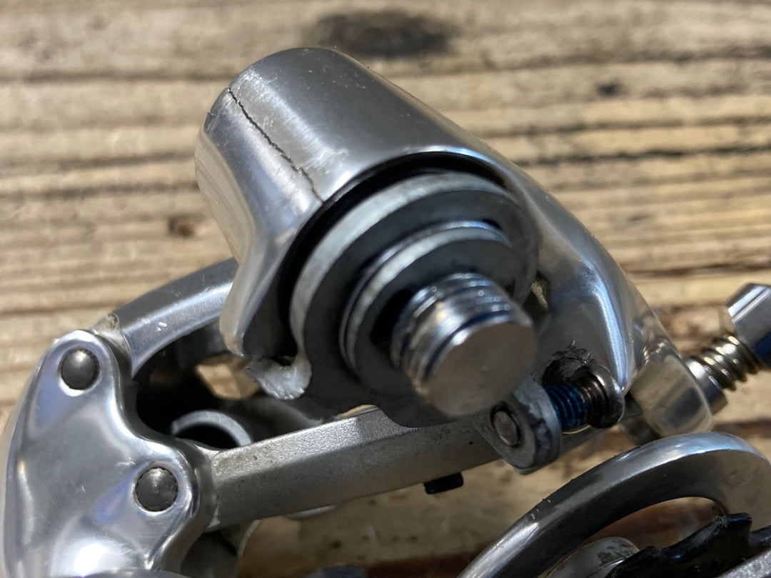 JX876 カンパニョーロ CAMPAGNOLO レコード RECORD リアディレイラー 8S ビンテージ ※固定部ヒビ割れのためジャンク