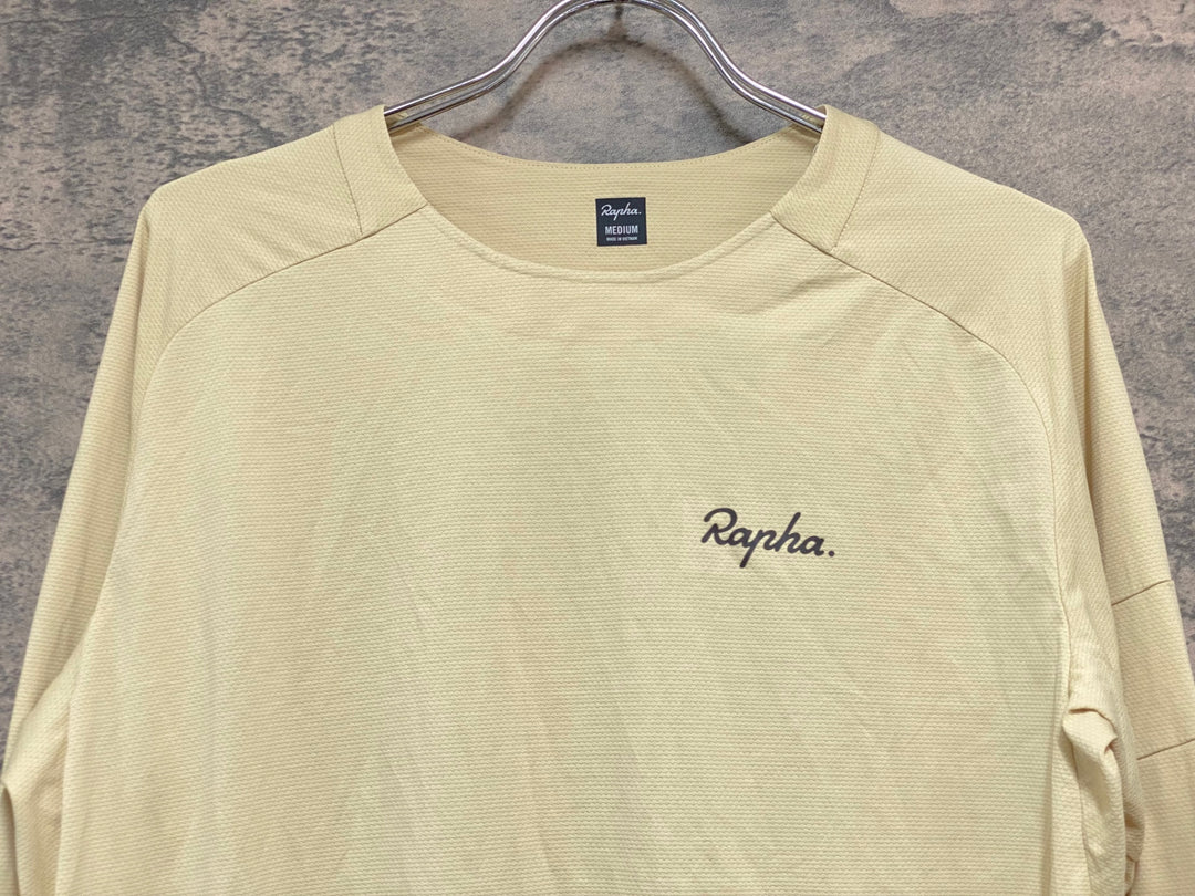 KA631 ラファ Rapha TRAIL LONG SLEEVE TECHNICAL T-SHIRT 長袖 Tシャツ ベージュ M