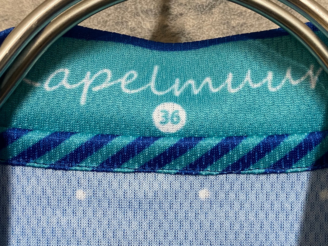 JO886 カペルミュール KAPELMUUR 半袖 サイクルジャージ ネイビー ドット 36 レディース
