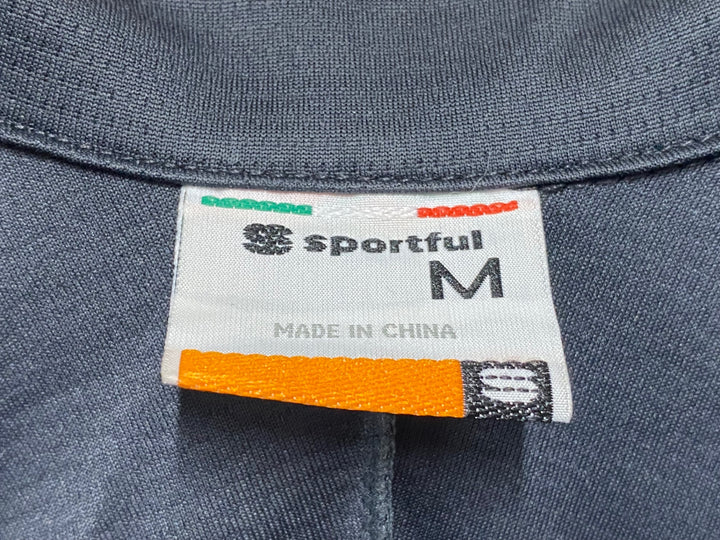 KH002 スポーツフル sportful 半袖 サイクルジャージ 黒白 M