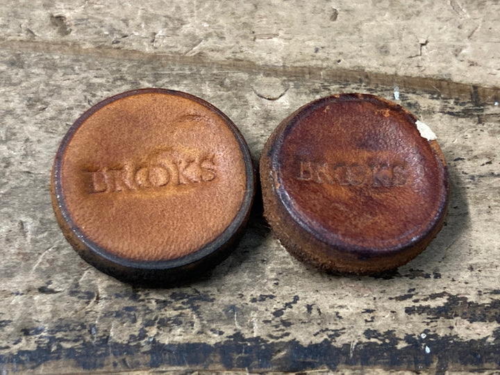 KO815 ブルックス BROOKS Plump LEATHER GRIPS ハンドルグリップ
