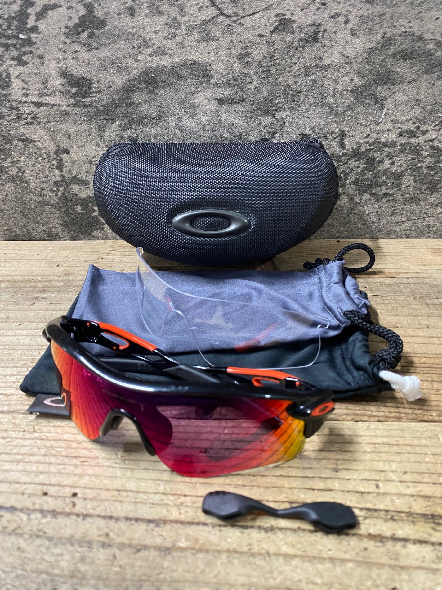 KB576 オークリー OAKLEY RADAR LOCK サングラス アイウェア 黒赤