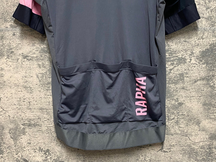 KF225 ラファ Rapha PRO TEAM TRAINING JERSEY 半袖 サイクルジャージ グレー M