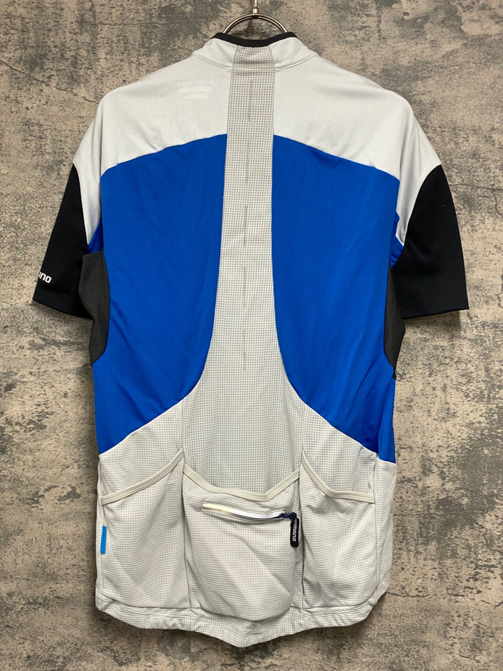 JW486 シマノ SHIMANO 半袖 サイクルジャージ 青 XLサイズ
