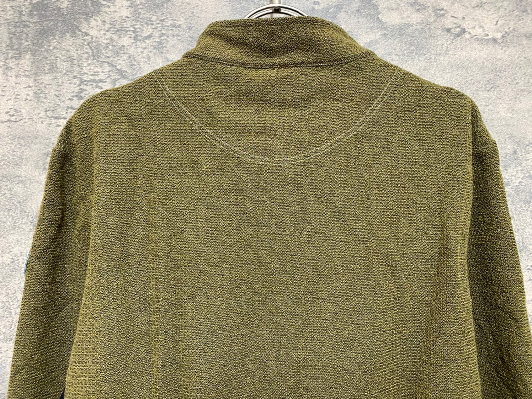 JP997 カフェドシクリステ Cafe du Cycliste MARGUERITE MAN 長袖 サイクルジャージ オリーブ XL 裏起毛