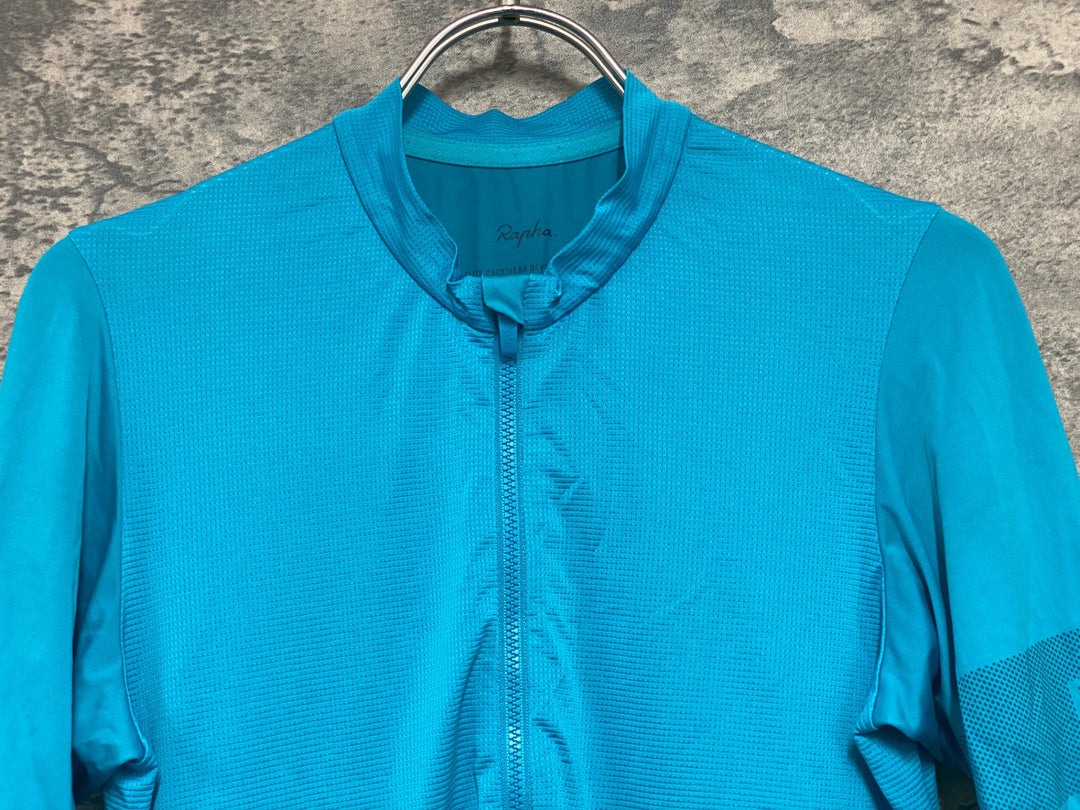 KF554 ラファ Rapha PRO TEAM LIGHT WEIGHT JERSEY サイクルジャージ 水色 S