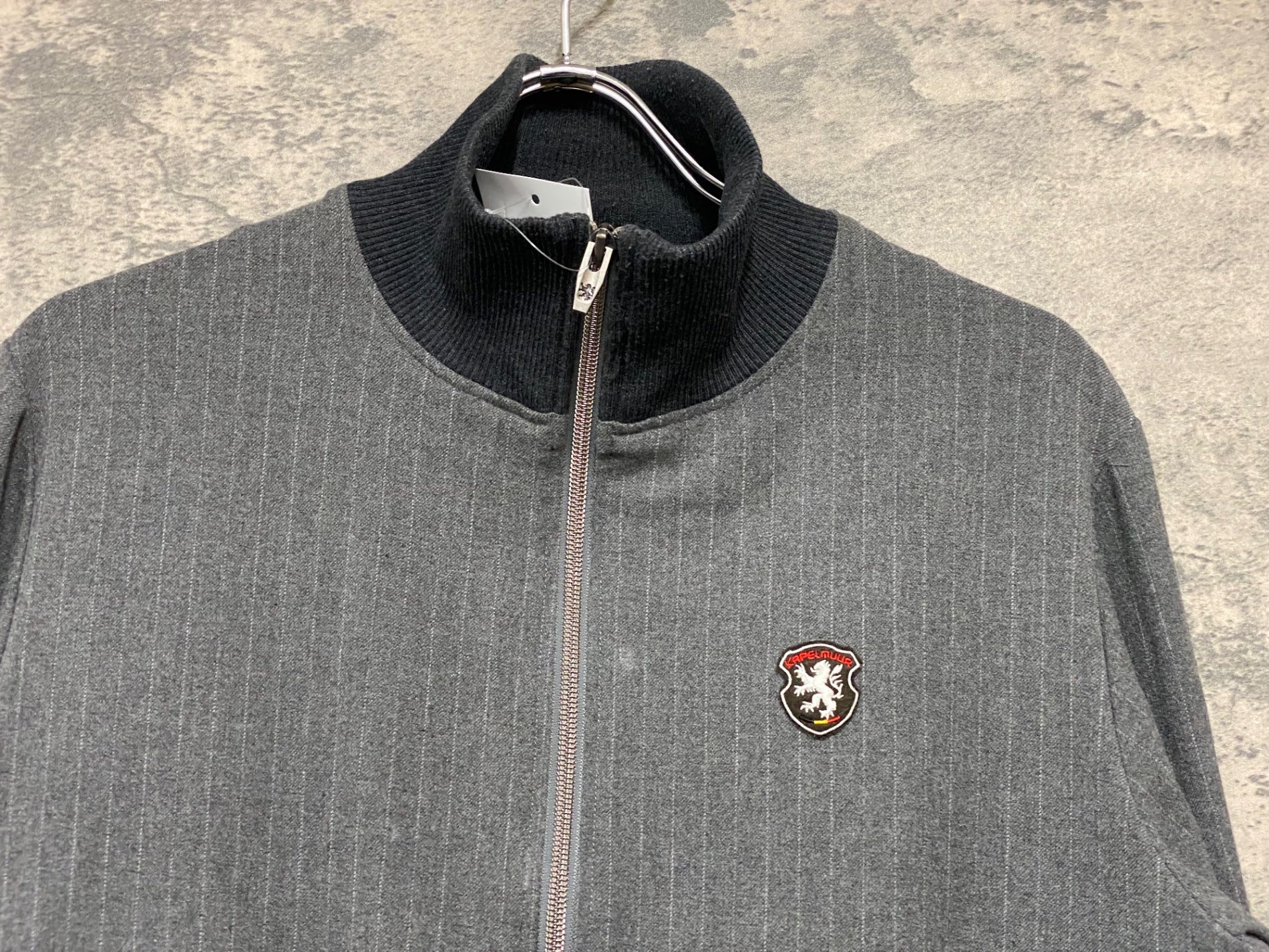 JH076 カペルミュール KAPELMUUR 長袖 サイクルジャージ グレー L 裏