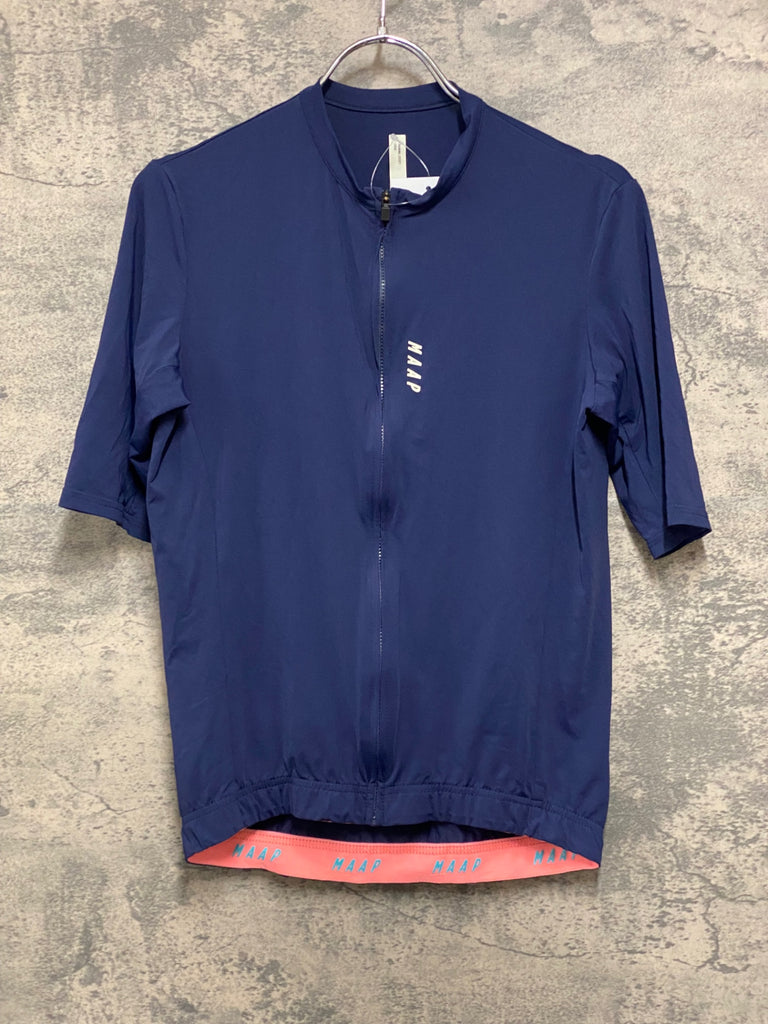  マープ　ジャージ　S JE730 マープ MAAP TRAINING JERSEY 半袖 サイクルジャージ 紺 L