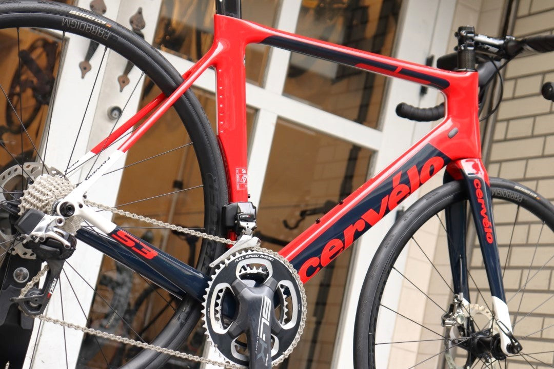 サーヴェロ Cervelo S3 ディスク DISC 2018モデル 56サイズ スラム レッド e-Tap MIX 11S カーボン ロードバイク 【横浜店】