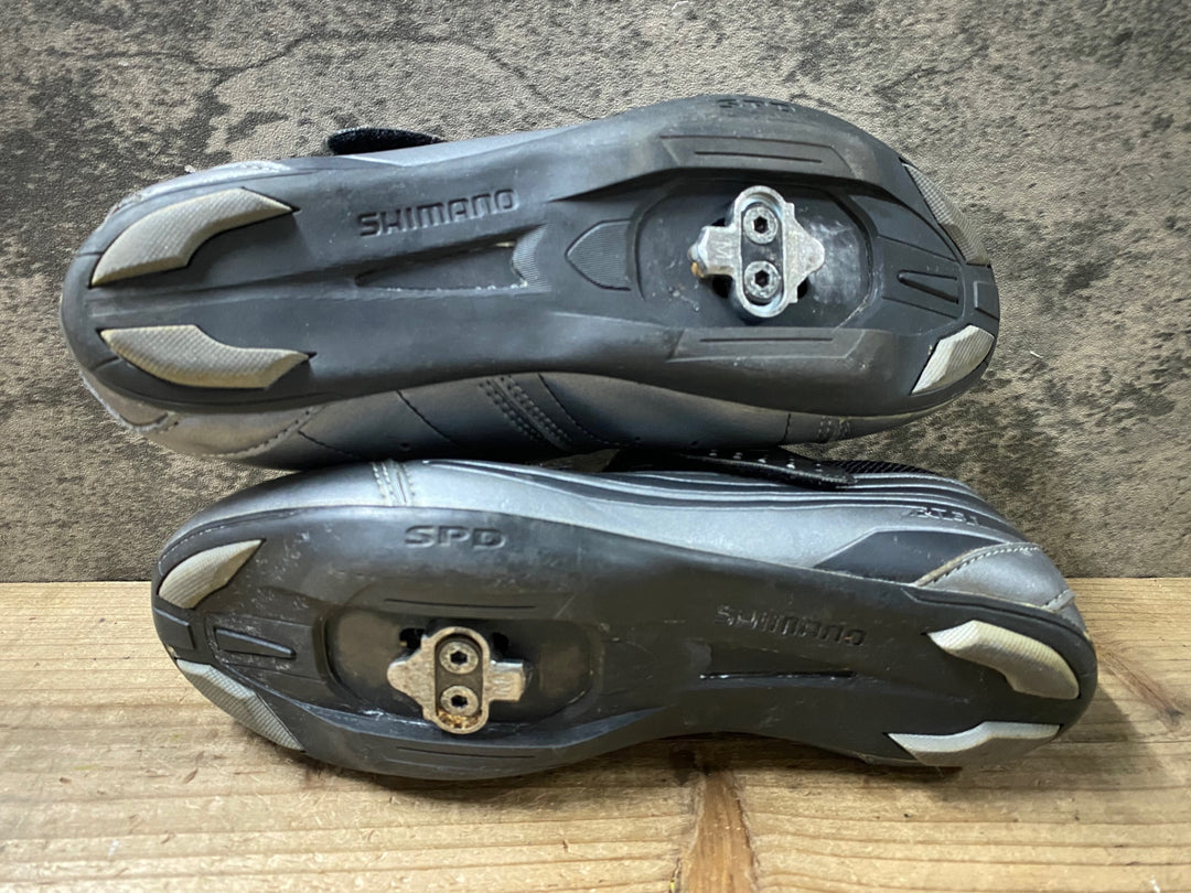 KB089 シマノ SHIMANO RT31 SH-RT31 ビンディングシューズ 2穴 グレー EU40