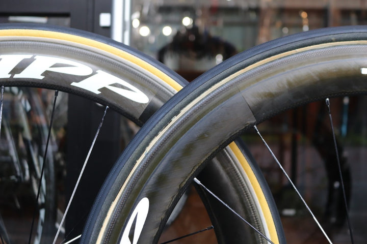 【訳あり】 ジップ ZIPP 404 カーボン チューブラー ホイールセット シマノ 10S 【東京南麻布店】
