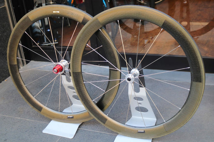 ジップ ZIPP 404 SPEED WEAPONRY カーボン チューブラー ホイールセット シマノ 10S 【東京南麻布店】