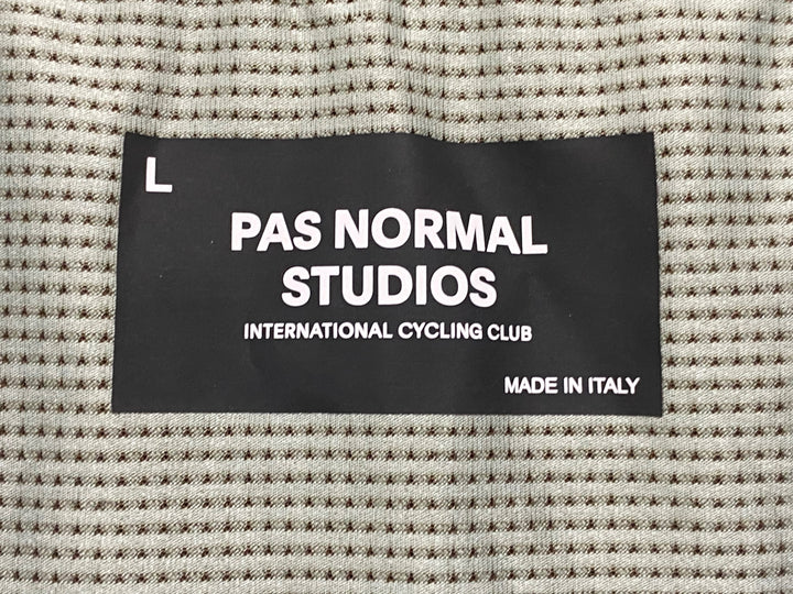 KA544 パスノーマルスタジオ PAS NORMAL STUDIOS MECHANISM JERSEY 半袖 サイクルジャージ ブラウン L
