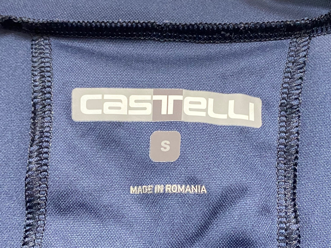 JY250 カステリ CASTELLI 半袖 サイクルジャージ 紺色 S