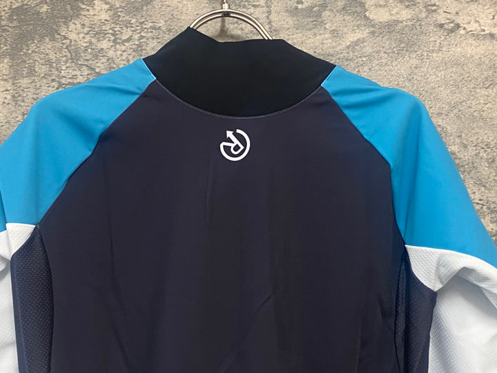 JV957 レリック reric Axis Long Sleeve Jersey 長袖 サイクルジャージ 黒青 M 裏起毛