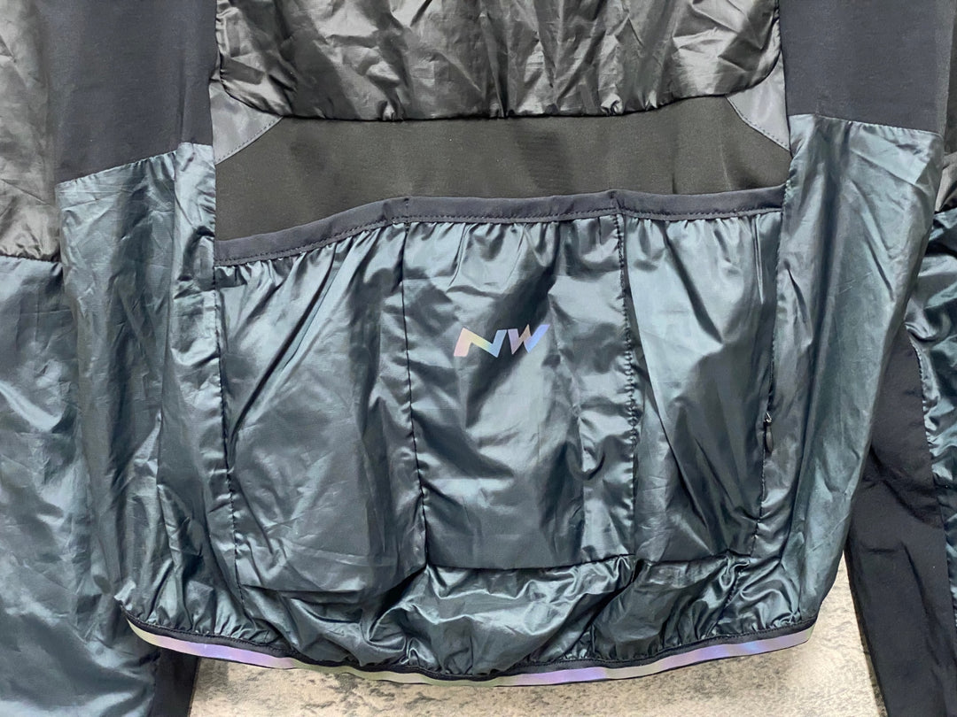 JU115 ノースウェーブ NORTHWAVE 長袖 サイクルジャケット 黒 L POLARTEC Alpha