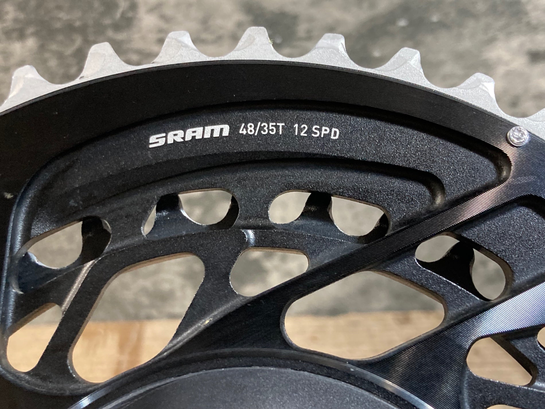 JZ469 スラム SRAM FORCE D2 クランクセット パワーメーター付き 165mm
