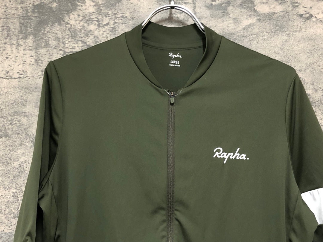 KD856 ラファ Rapha CORE JERSEY 半袖 サイクルジャージ カーキ L