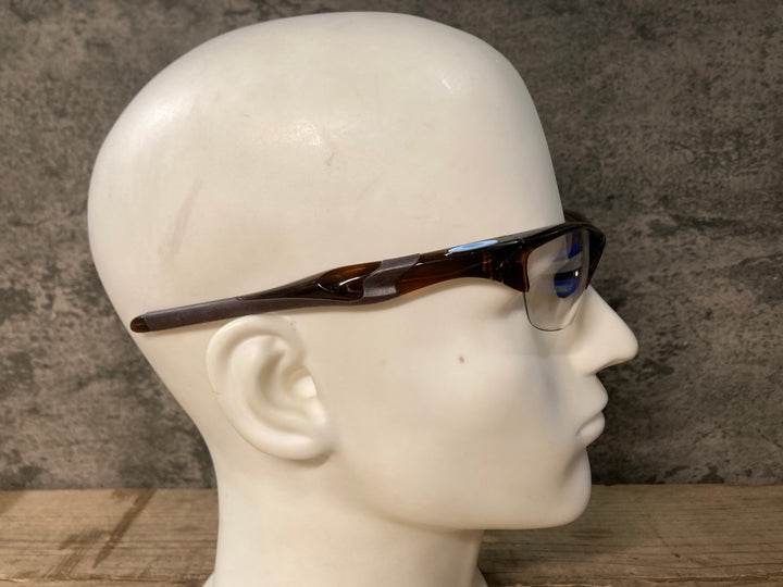 JX675 オークリー OAKLEY HALF JACKET サングラス アイウェア クリアブラウン ※レンズ傷