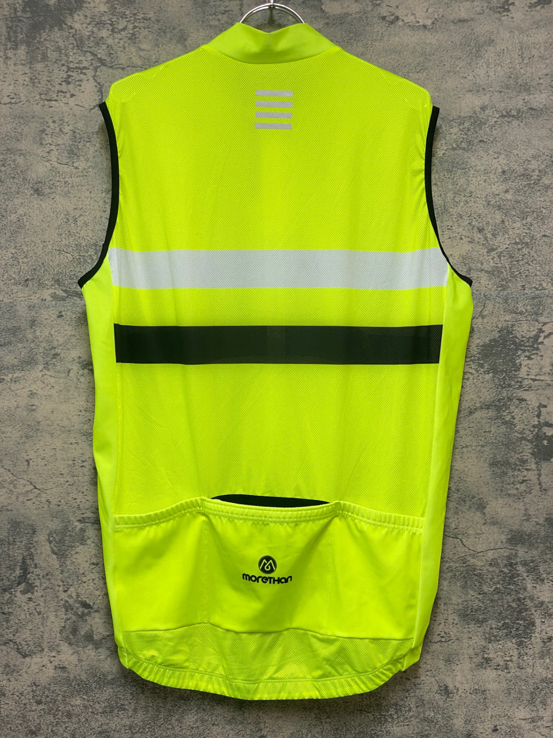 KN293 モーゼン morethan サイクルベスト ジレ 黄 3XL