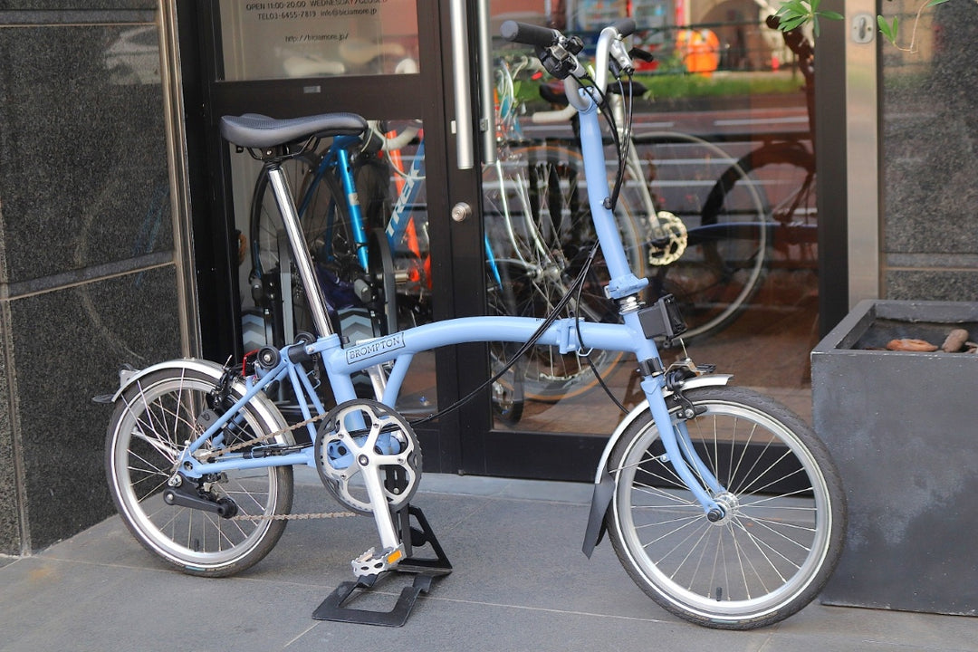 ブロンプトン BROMPTON C LINE EXPLORE MID M6L 2022モデル クラウドブルー ミニベロ 折り畳み小径車 【東京南麻布店】