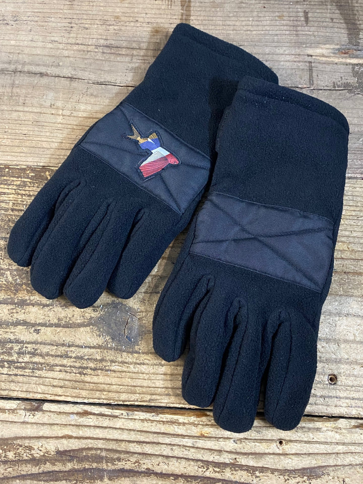 KF094 カフェドシクリステ CAFE DU CYCLISTE 長指ウィンターグローブ フリース 黒 L