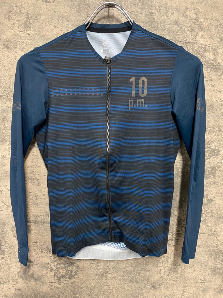 JV933 モントン MONTON 長袖 サイクルジャージ 黒 青 M – BICI AMORE