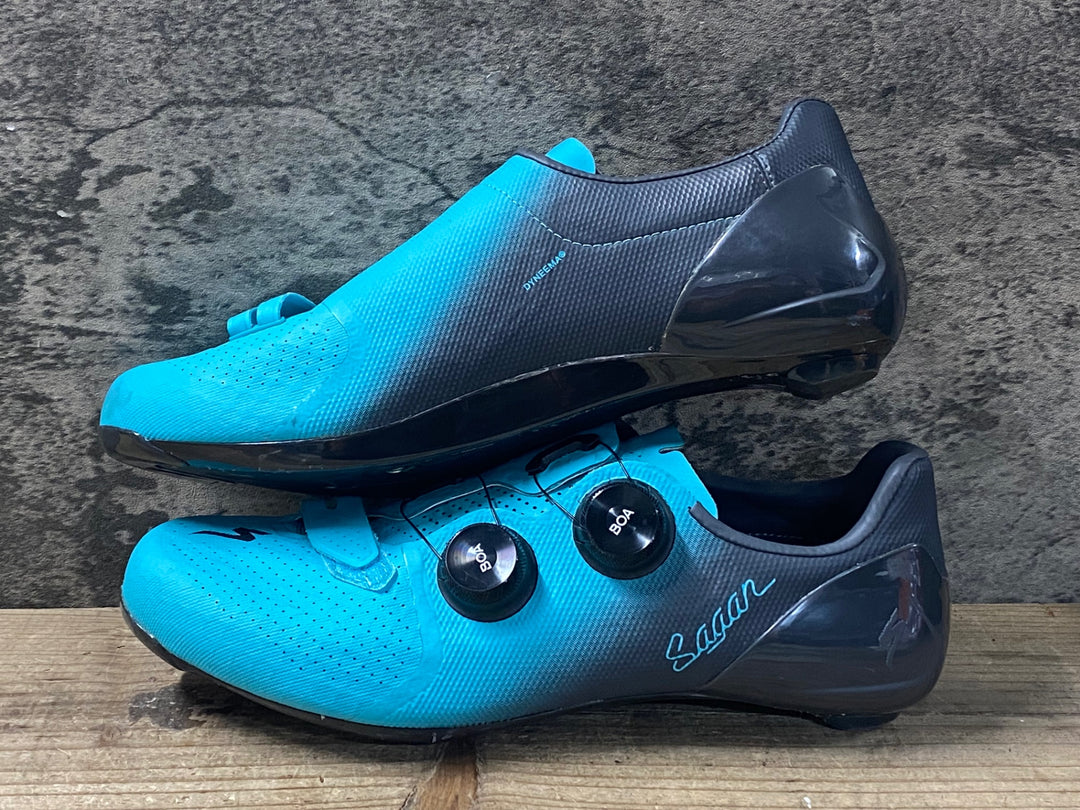 JR989 スペシャライズド SPECIALIZED S-WORKS 7 RD ビンディングシューズ 3穴 緑 黒 EU42 BOA Sagan Ltd.