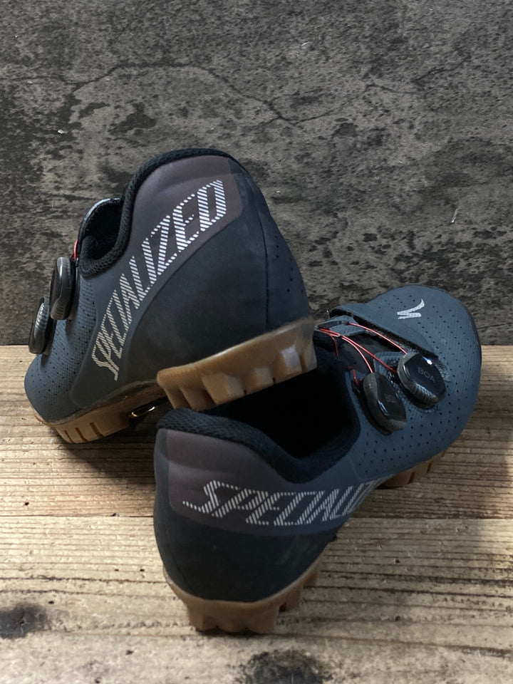 KF055 スペシャライズド SPECIALIZED レーコン Recon 3.0 ビンディングシューズ 2穴 黒 EU42 ※インソール欠品