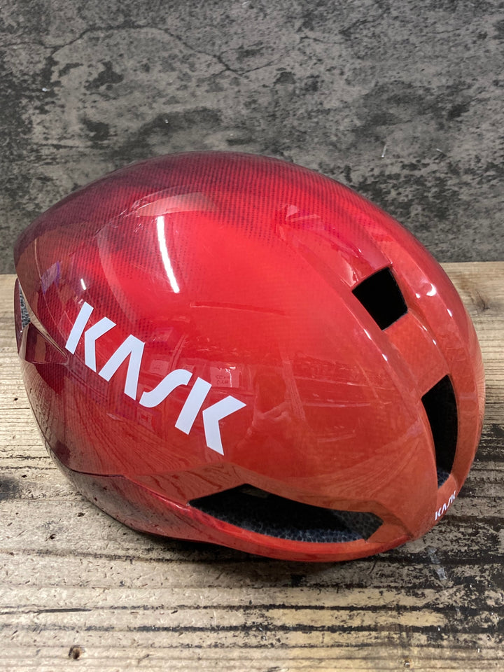 KE835 カスク KASK ニルヴァーナ NIRVANA ヘルメット52-58CM M 赤 2025/1製造