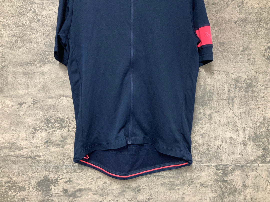 JS570 ラファ Rapha CLASSIC JERSEY Ⅱ 半袖 サイクルジャージ ネイビー XL