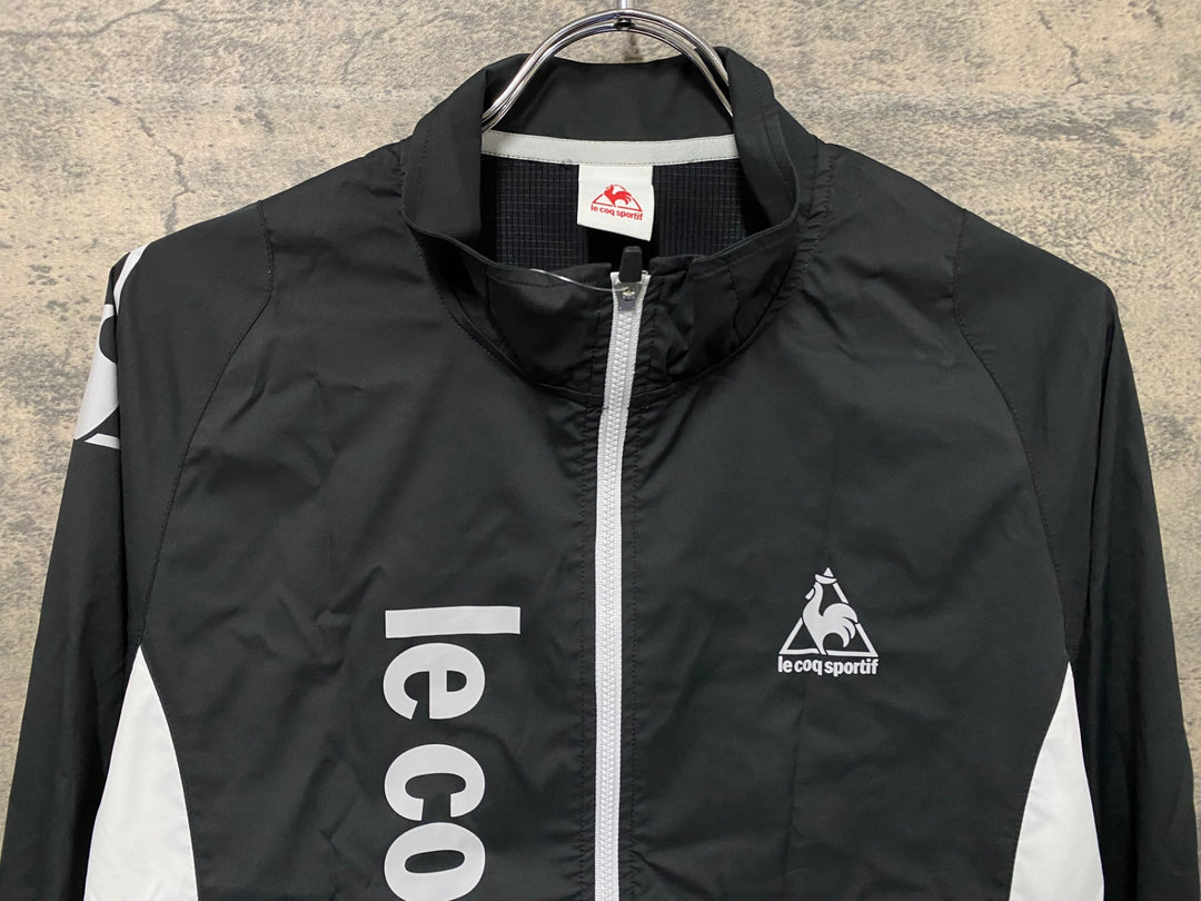 KC990 ルコックスポルティフ le coq sportif 長袖 ウィンドブレーカー 黒 O