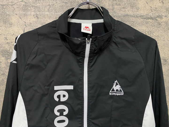 KC990 ルコックスポルティフ le coq sportif 長袖 ウィンドブレーカー 黒 O