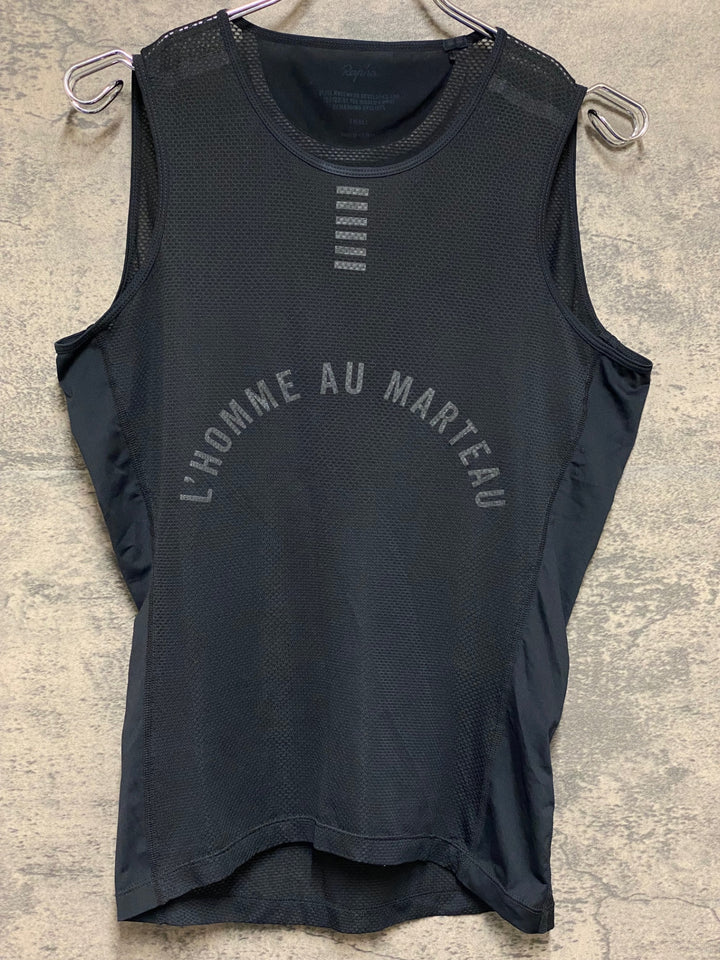 KO798 ラファ Rapha PRO TEAM BASE LAYER SLEEVELESS ベースレイヤー ノースリーブ 黒 S