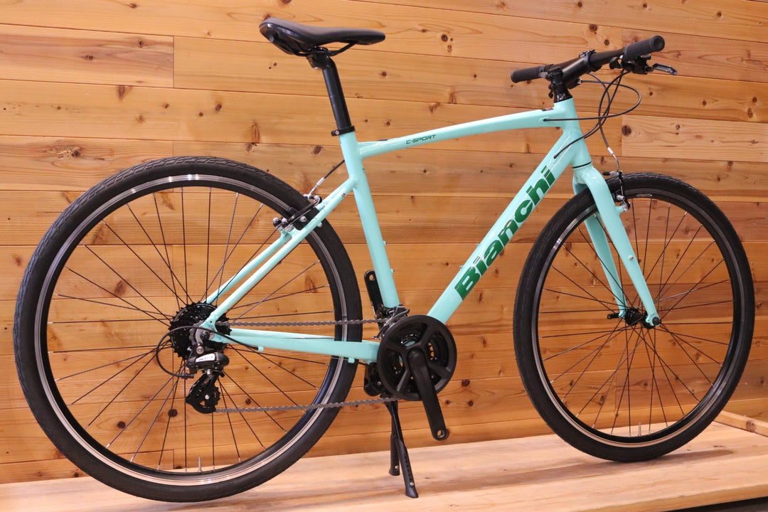 状態良好！ ビアンキ BIANCHI C・SPORT 1 RIM 2026モデル 51サイズ シマノ アルタス 3×8S アルミ クロスバイク 【広島店】