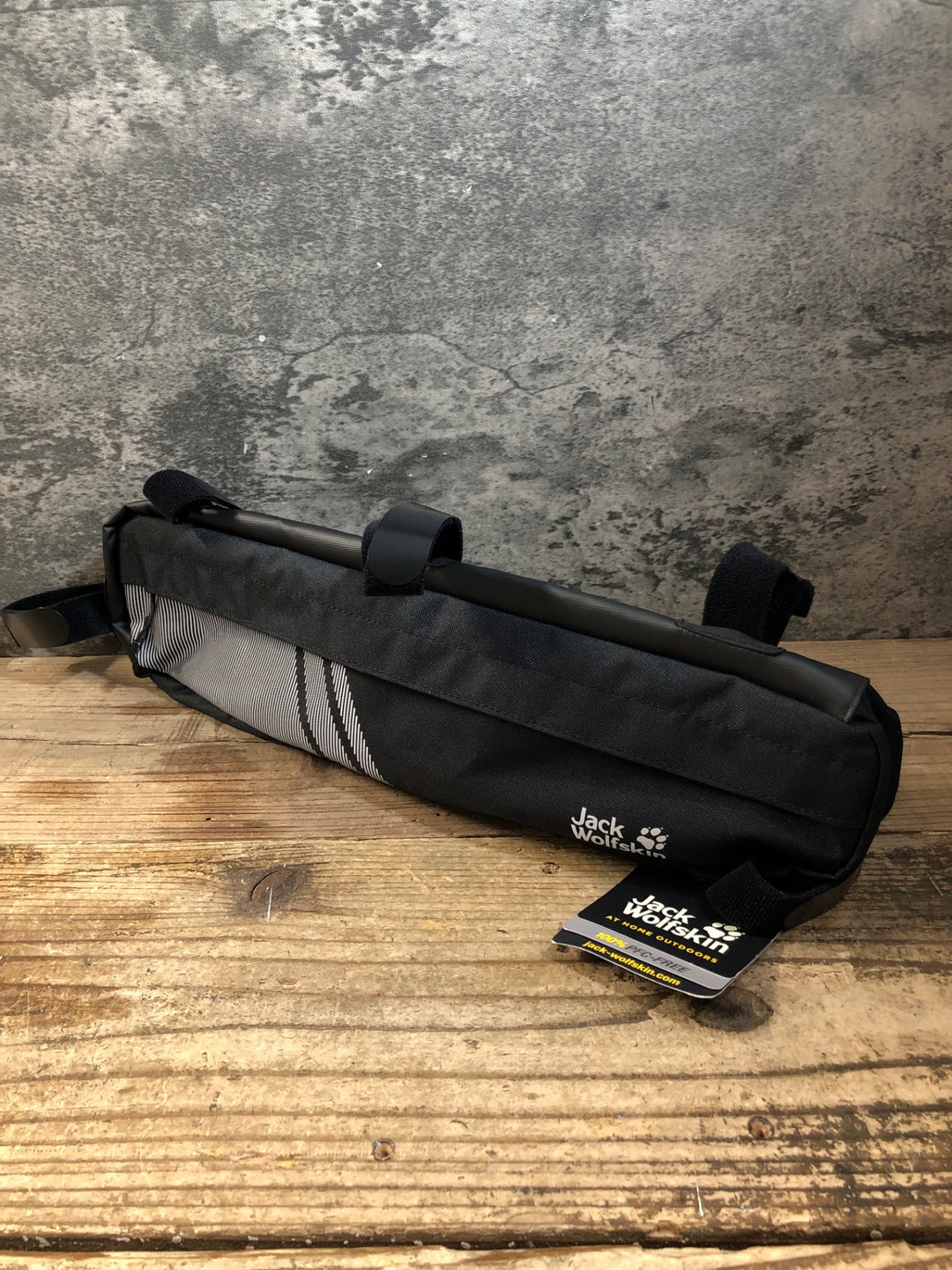 KE577 ジャックウルフスキン Jack Wolfskin トップチューブフレームバッグ ブラック