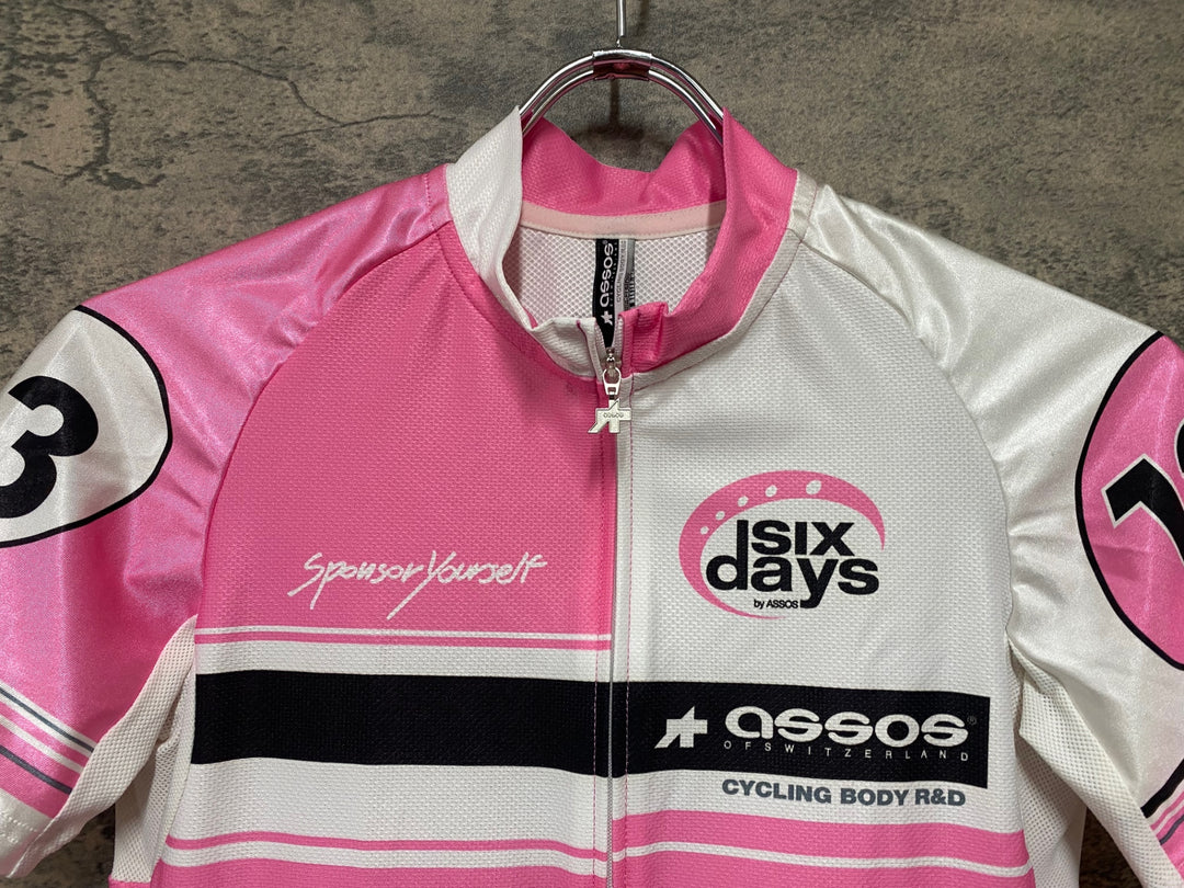 JG661 アソス ASSOS 半袖 サイクルジャージ XS ピンク