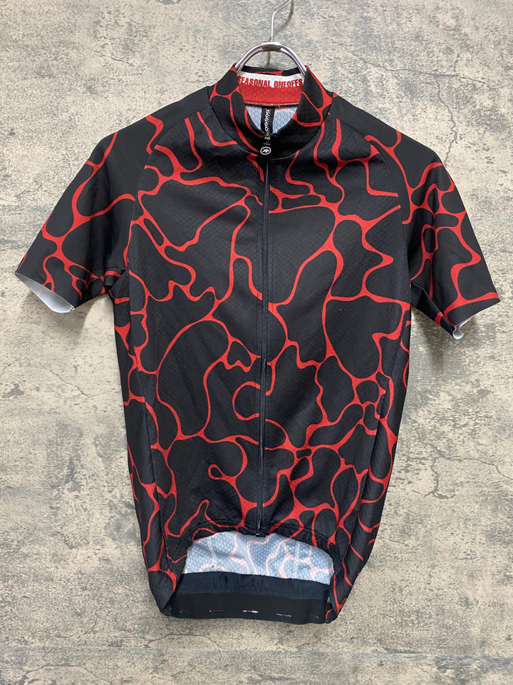JS718 アソス ASSOS 半袖 サイクルジャージ XS 黒