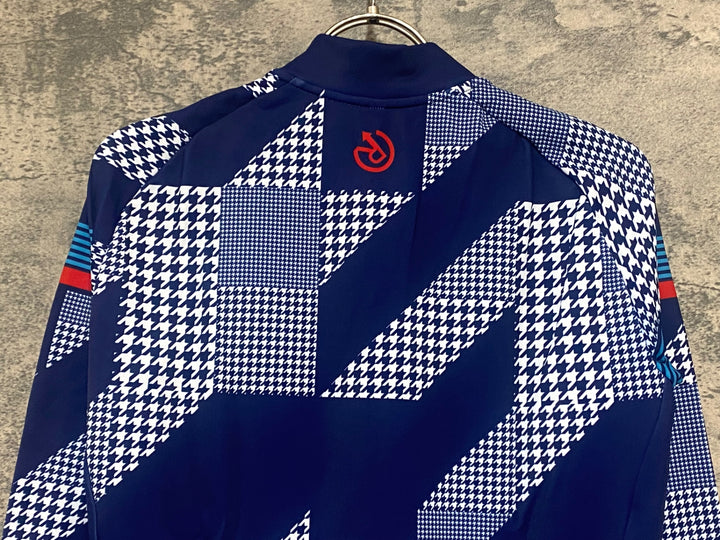 JV979 レリック reric Women's Sugar Long Sleeve Jersey 長袖サイクルジャージ 紺 M 裏起毛 レディース