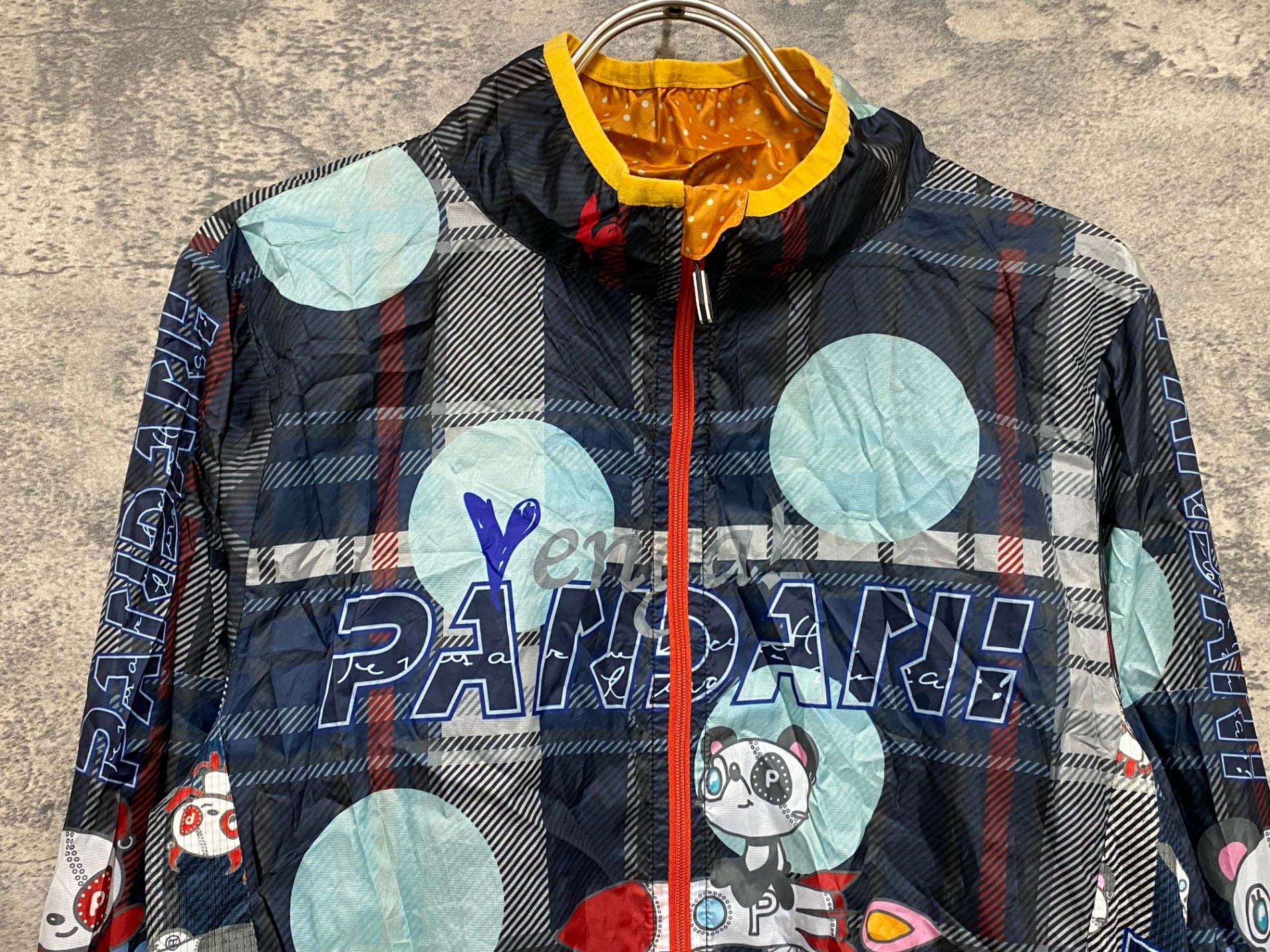 JR196 パンダーニ pandani 長袖ウィンドブレイカー 紺 M – BICI AMORE